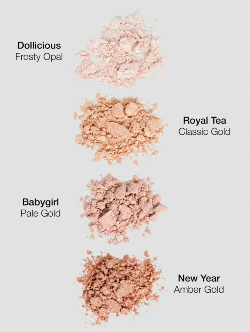 ToyFactory Niaface Ultrashimmer Niacinamide Highlighter Palette Pink/Gold Shades